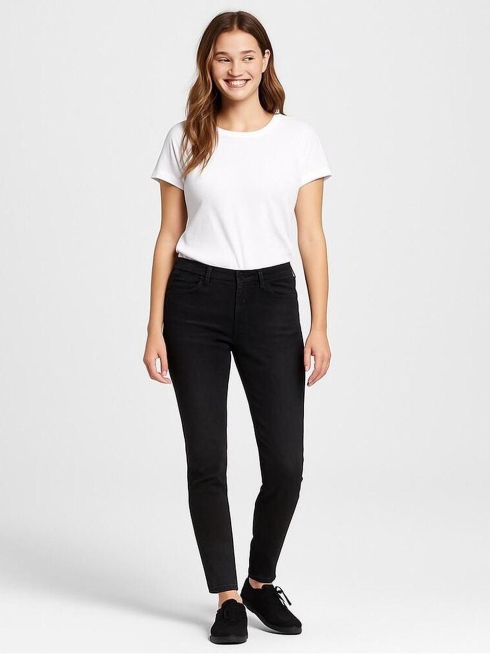 VGUC Treasure & Bond Black Mid-Rise Skinny Crop Jeans ~ 26